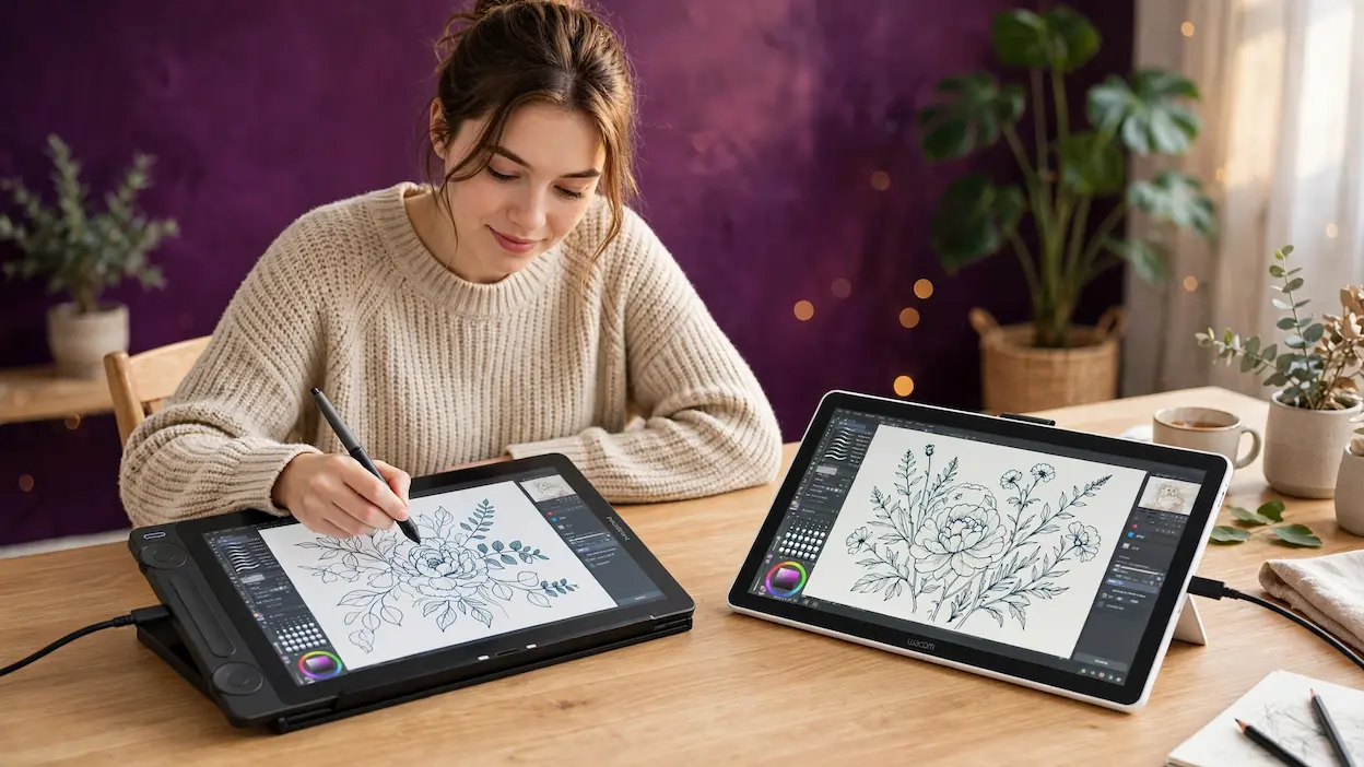 Huion Kamvas 13 Gen 3 or Wacom One 14 for Beginners featured