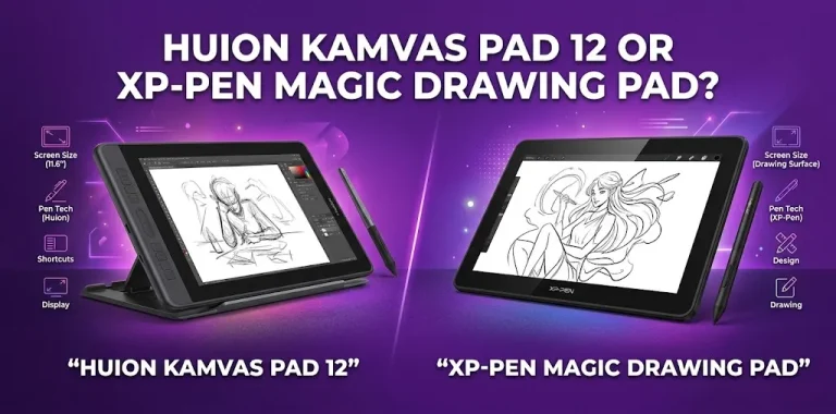 Huion Kamvas Pad 12 or XP-Pen Magic Drawing Pad for artists