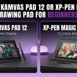 Huion Kamvas 12 or XP-Pen Magic Drawing Pad for Beginners