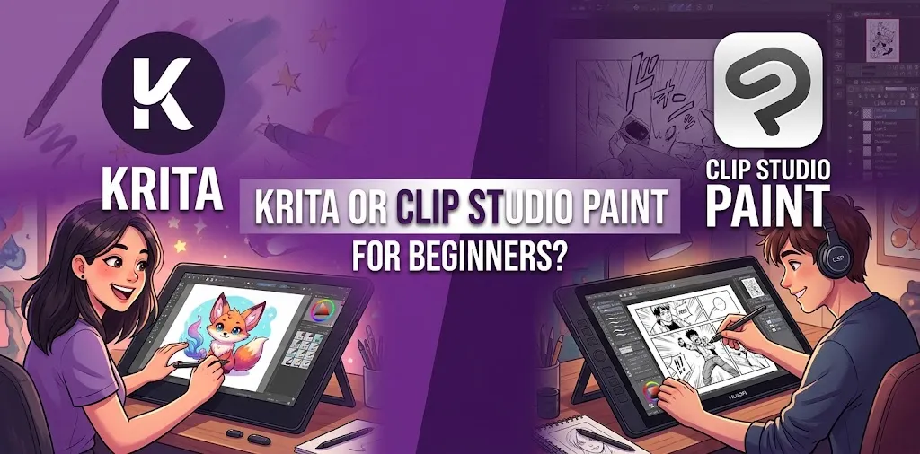 ibisPaint or MediBang Paint for manga