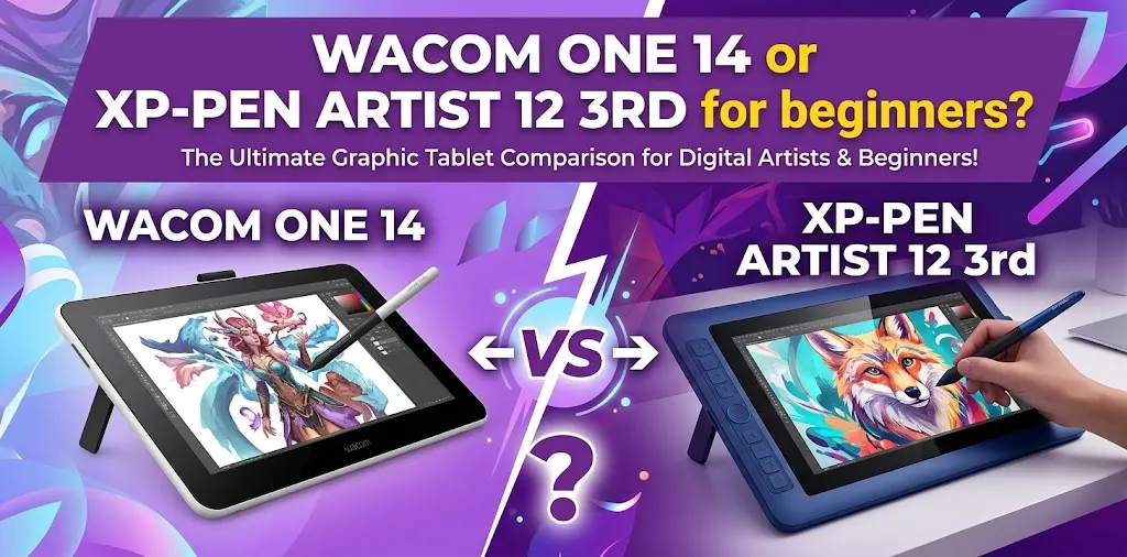 Wacom One 14 or XP-Pen Artist 12 3rd for beginners