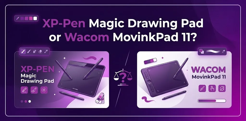 XP-Pen Magic Drawing Pad or Wacom MovinkPad 11